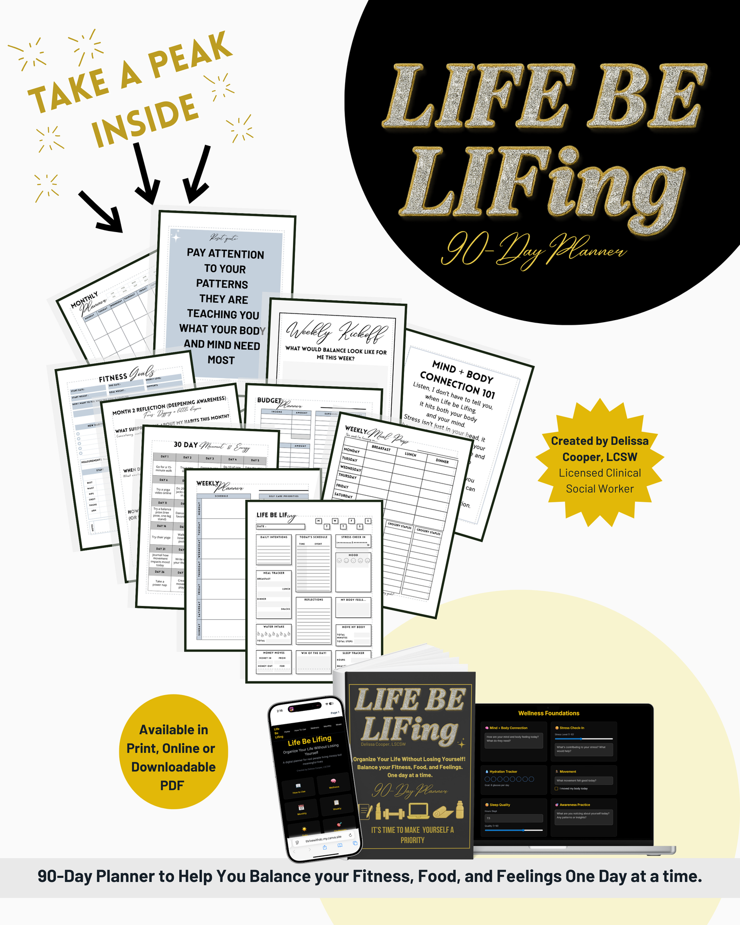 LIFE Be LIFing: 90-Day Planner (Digital Version)