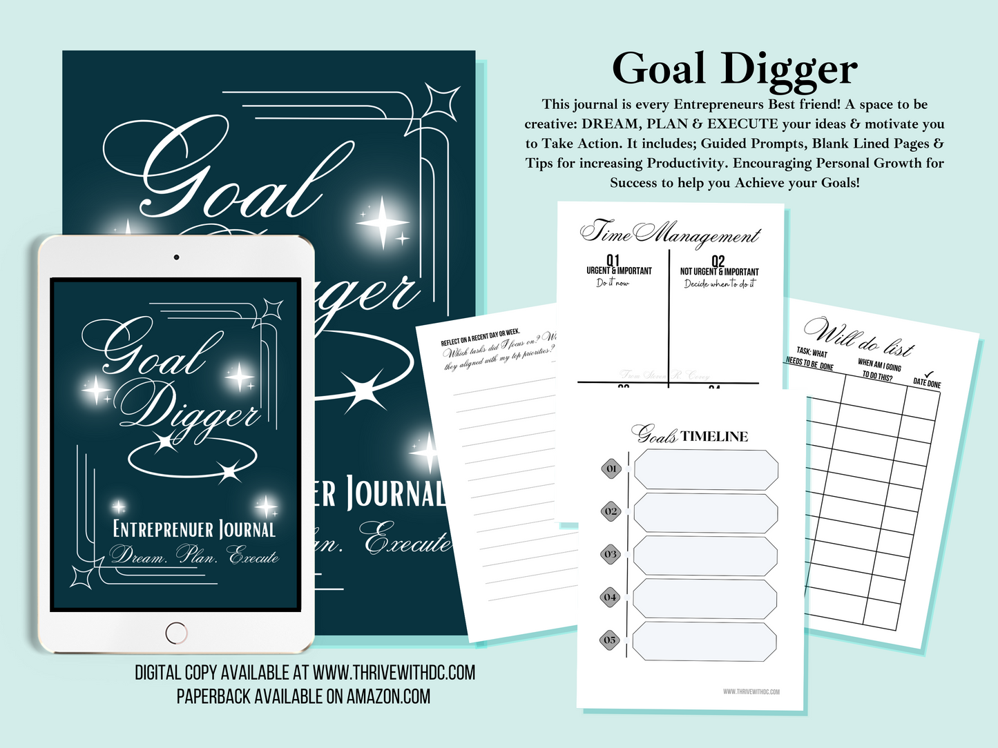 Goal Digger: Dream, Plan & Execute! Digital Download