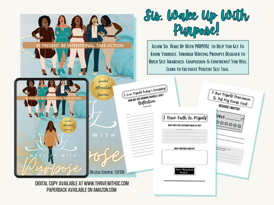 Sis, Wake Up with PURPOSE Guided Journal -Digital Download