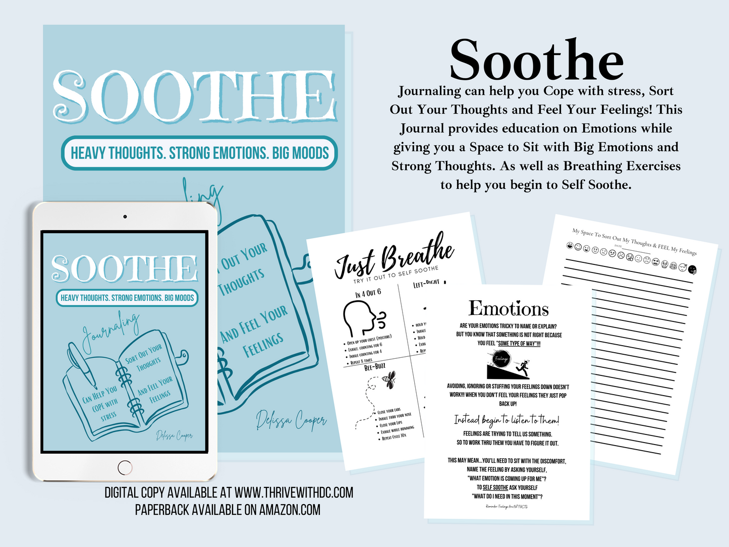 Soothe: Heavy thoughts, Strong Emotions & Big moods-Digital Download